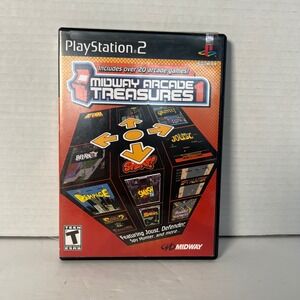 Midway Arcade Treasures 1 Sony PlayStation 2  2003 Arcade Classics Compilation
